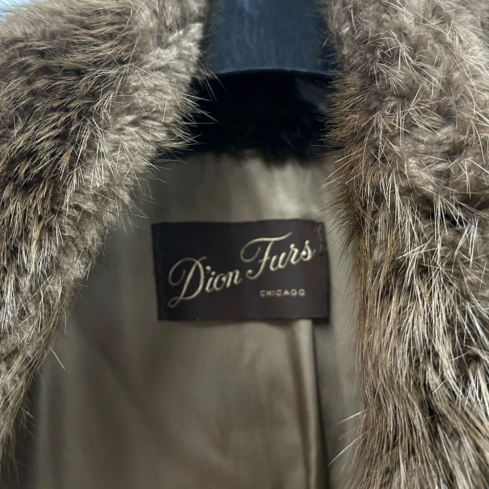 Elegant Dion Furs Real Beaver Fur Coat - Picture 4 of 11